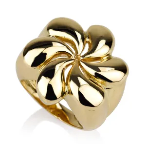 Sculptured flower ring