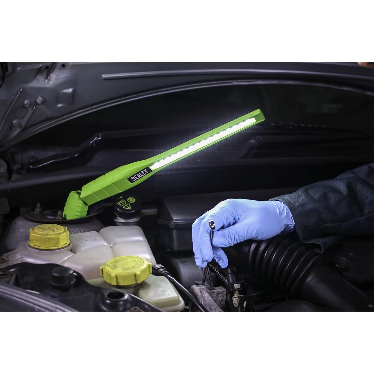 Sealey 360° Rechargeable 16 SMD LED Slim Inspection Lamp 600 Lumens