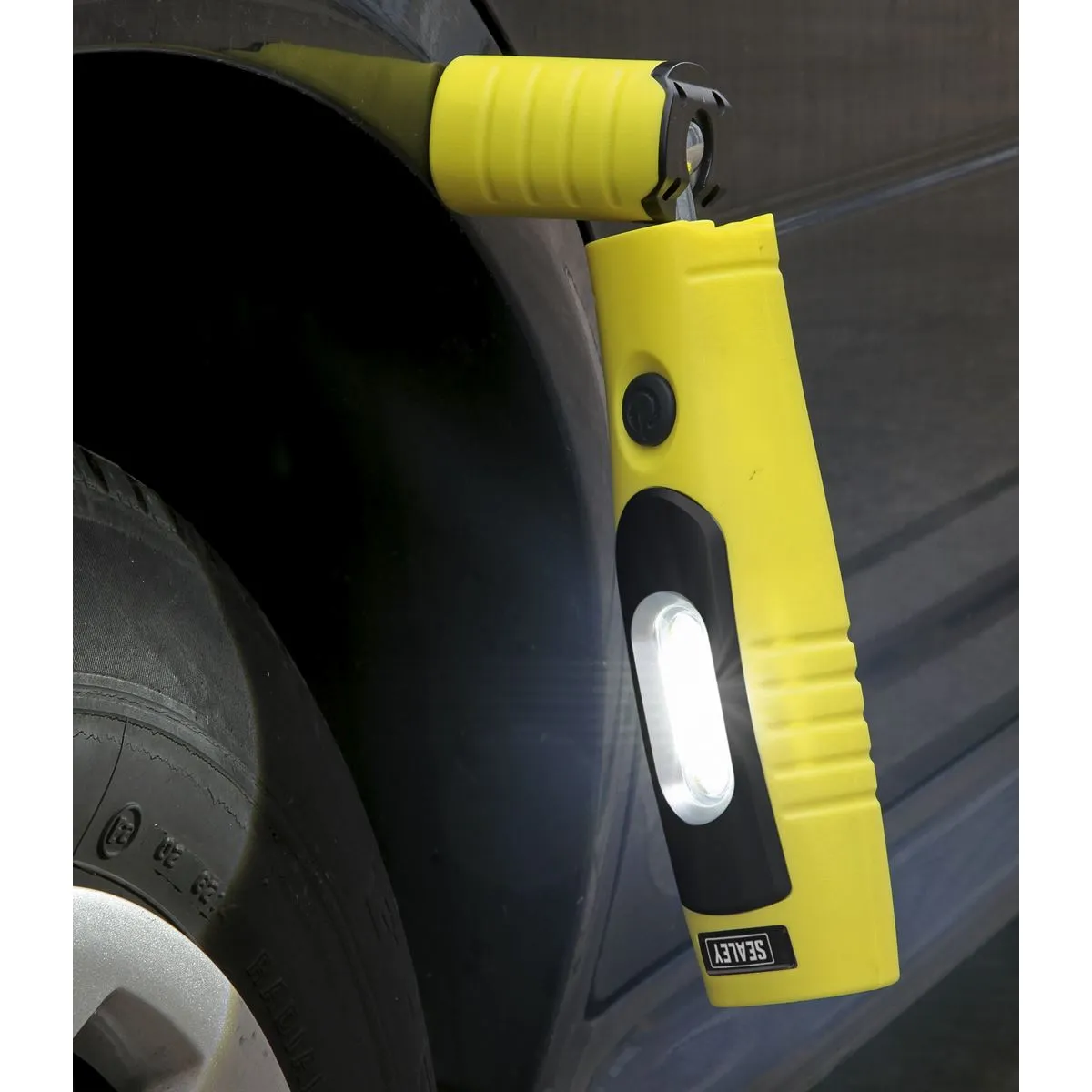 Sealey 360° Rechargeable Inspection Lamp 7 SMD   3W LED 350 Lumens