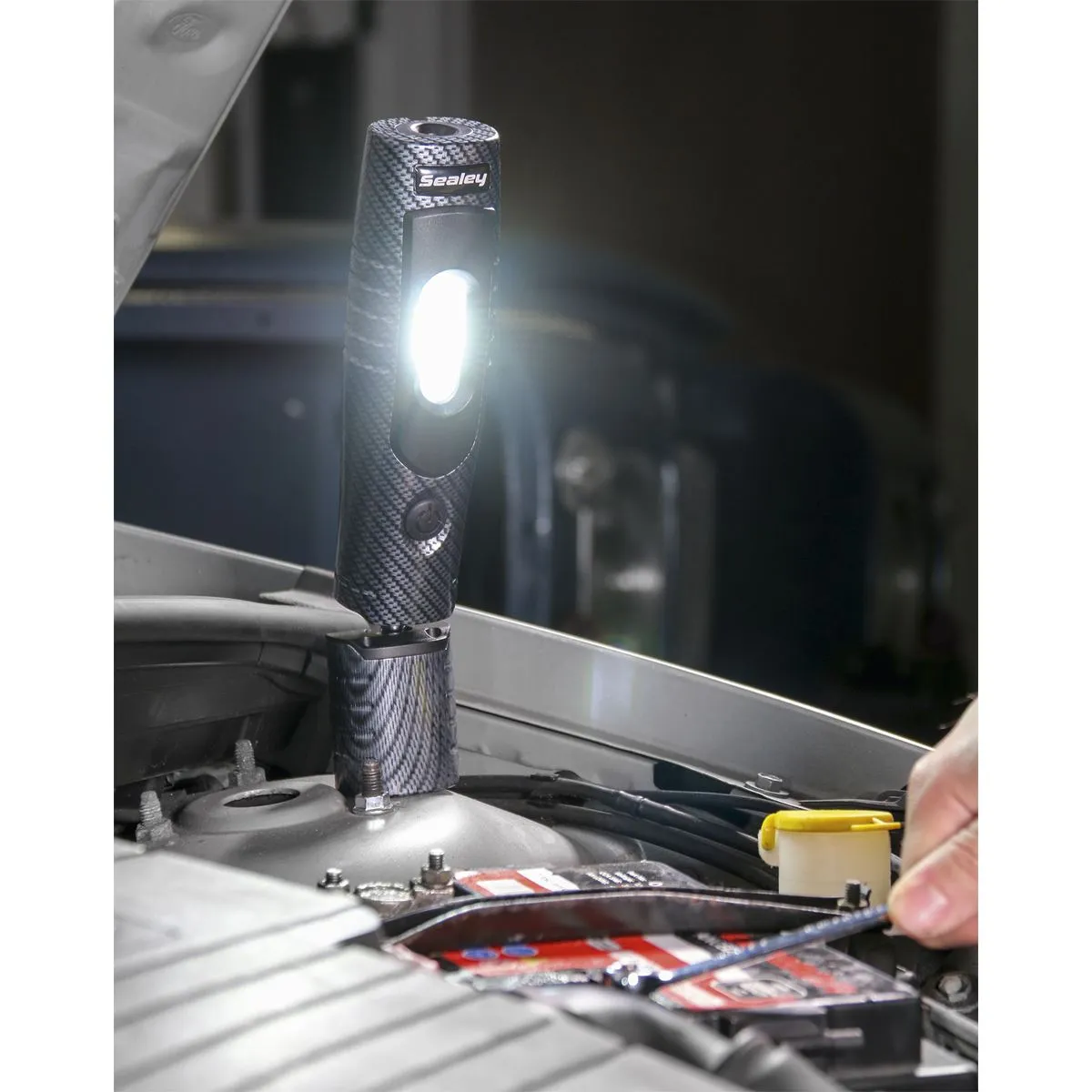 Sealey 360° Rechargeable Inspection Lamp 7 SMD   3W LED 350 Lumens