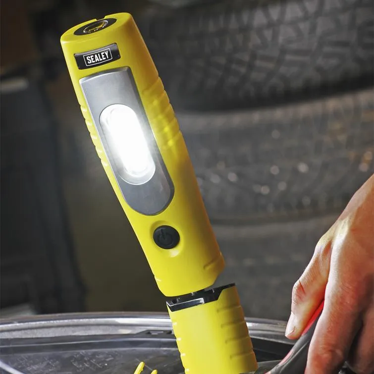 Sealey 360° Rechargeable Inspection Lamp 7 SMD   3W LED 350 Lumens