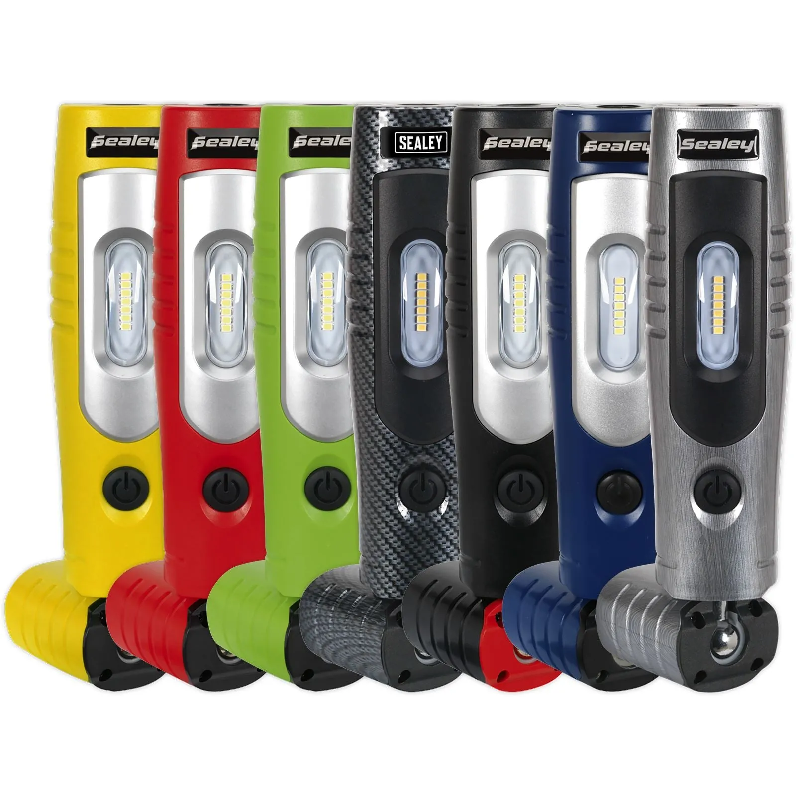 Sealey 360° Rechargeable Inspection Lamp 7 SMD   3W LED 350 Lumens