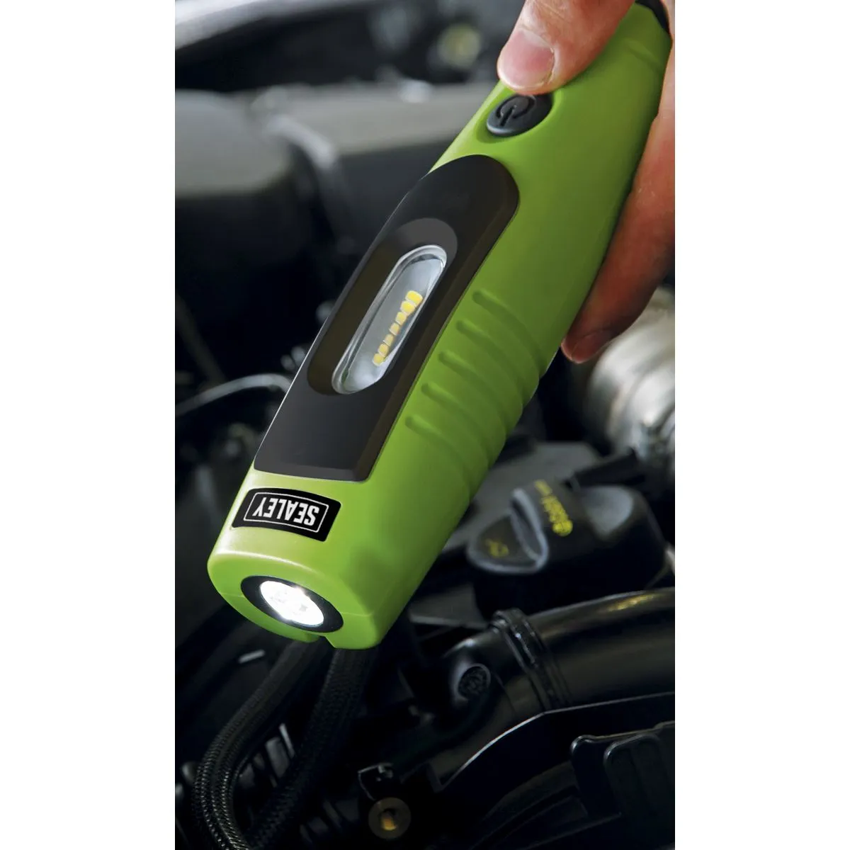 Sealey 360° Rechargeable Inspection Lamp 7 SMD   3W LED 350 Lumens