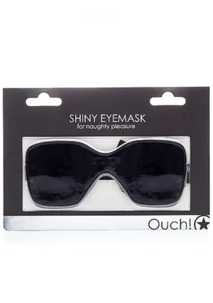 Shiny Eyemask for Naughty Pleasure - Black
