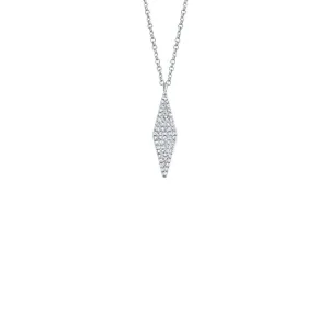 Shy Creation Diamond Rhombus Necklace