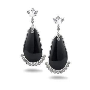 Silver Affinity Aurora Borealis Drop Earrings