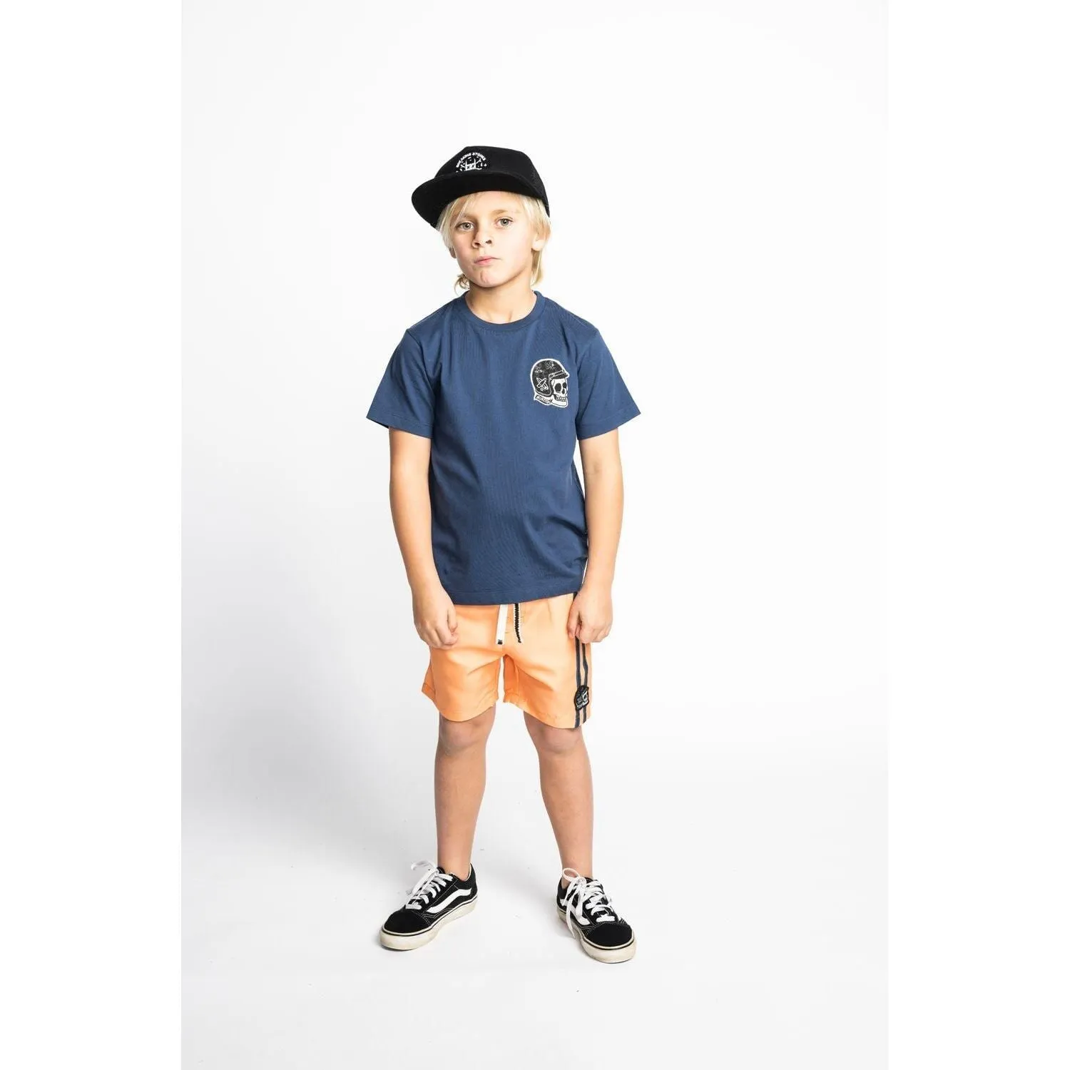 Skullcap Ss Tee - Dk Denim