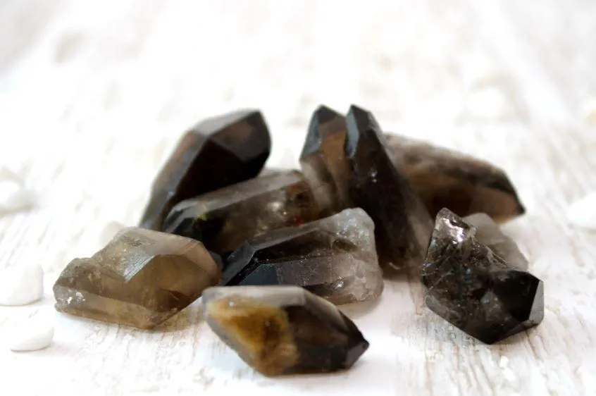 Smoky Quartz Points