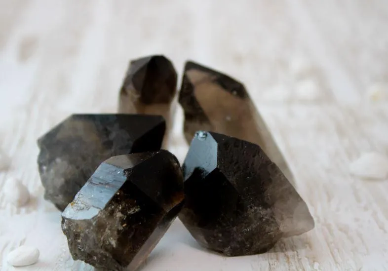 Smoky Quartz Points