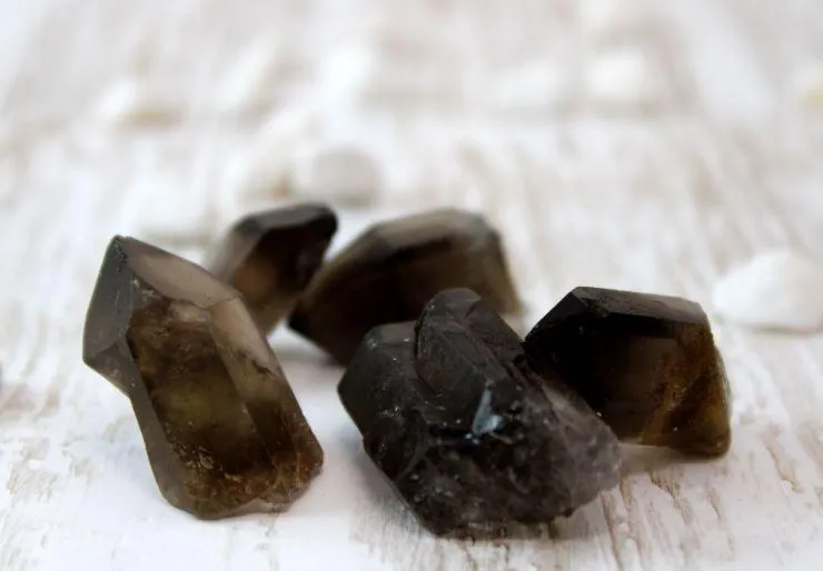 Smoky Quartz Points