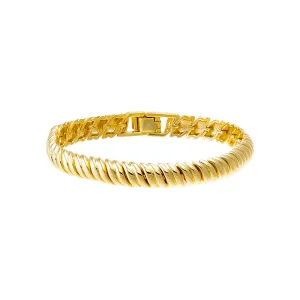 Solid Wide Link Bracelet