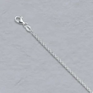 Springer's Collection Sterling Silver 2.2mm Round Cable Chain - 24"