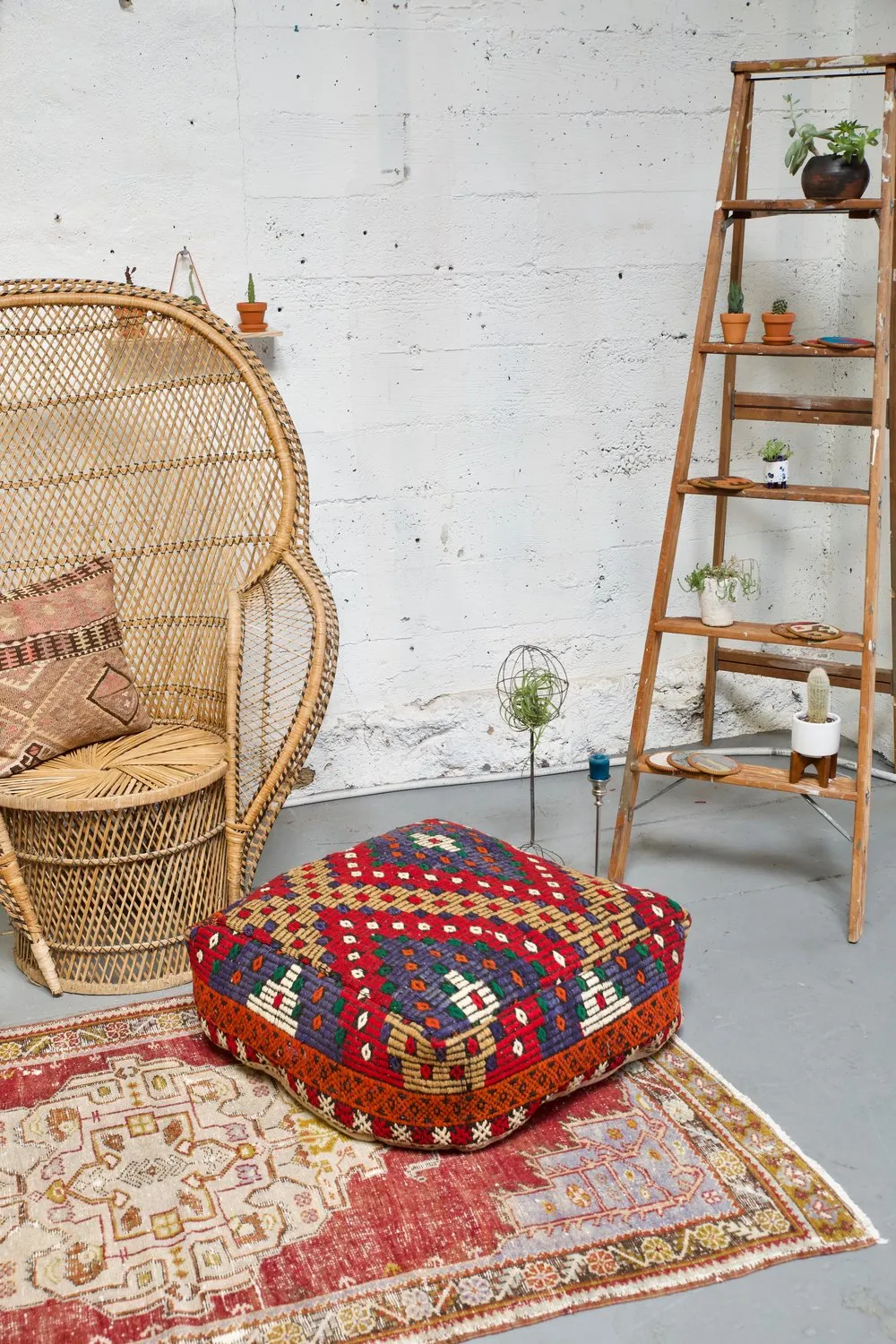 Square Kilim Floor Cushion