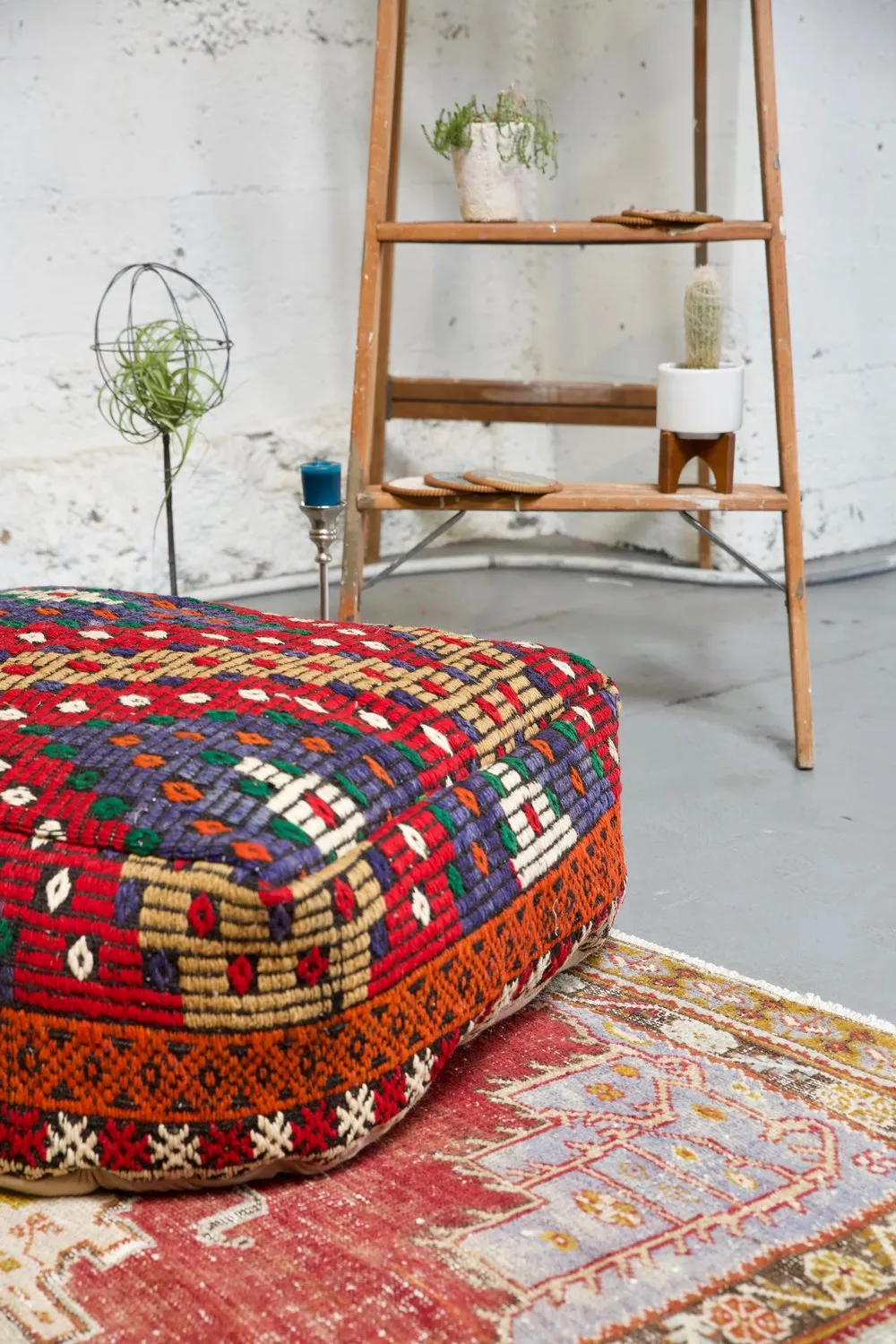 Square Kilim Floor Cushion