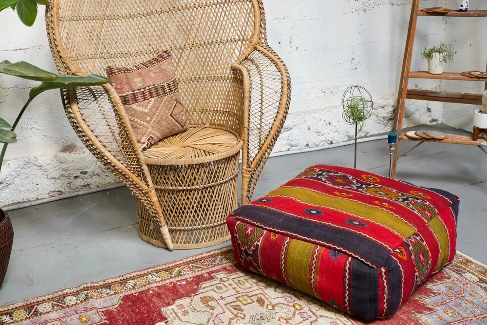 Square Kilim Floor Cushion