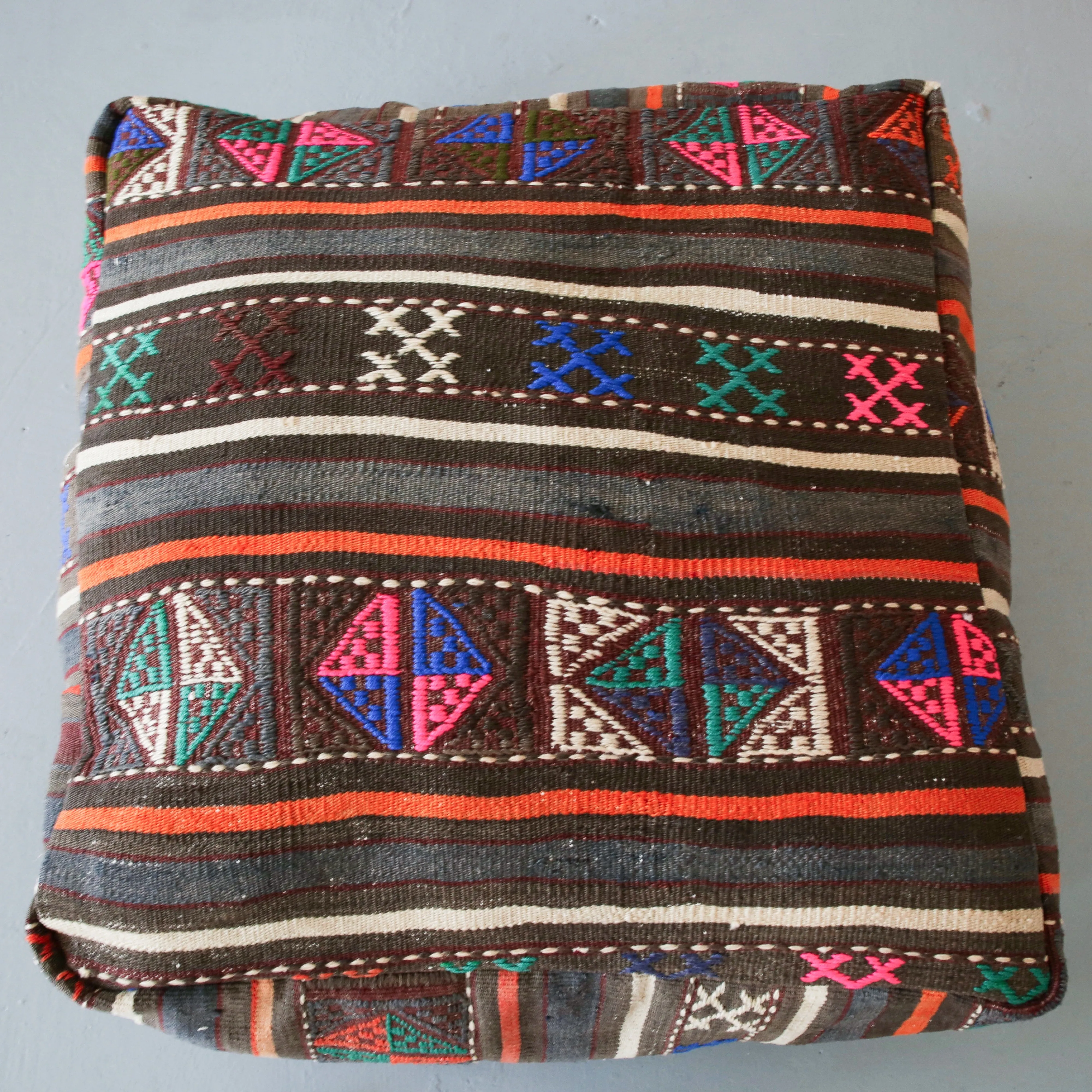 Square Kilim Floor Cushion