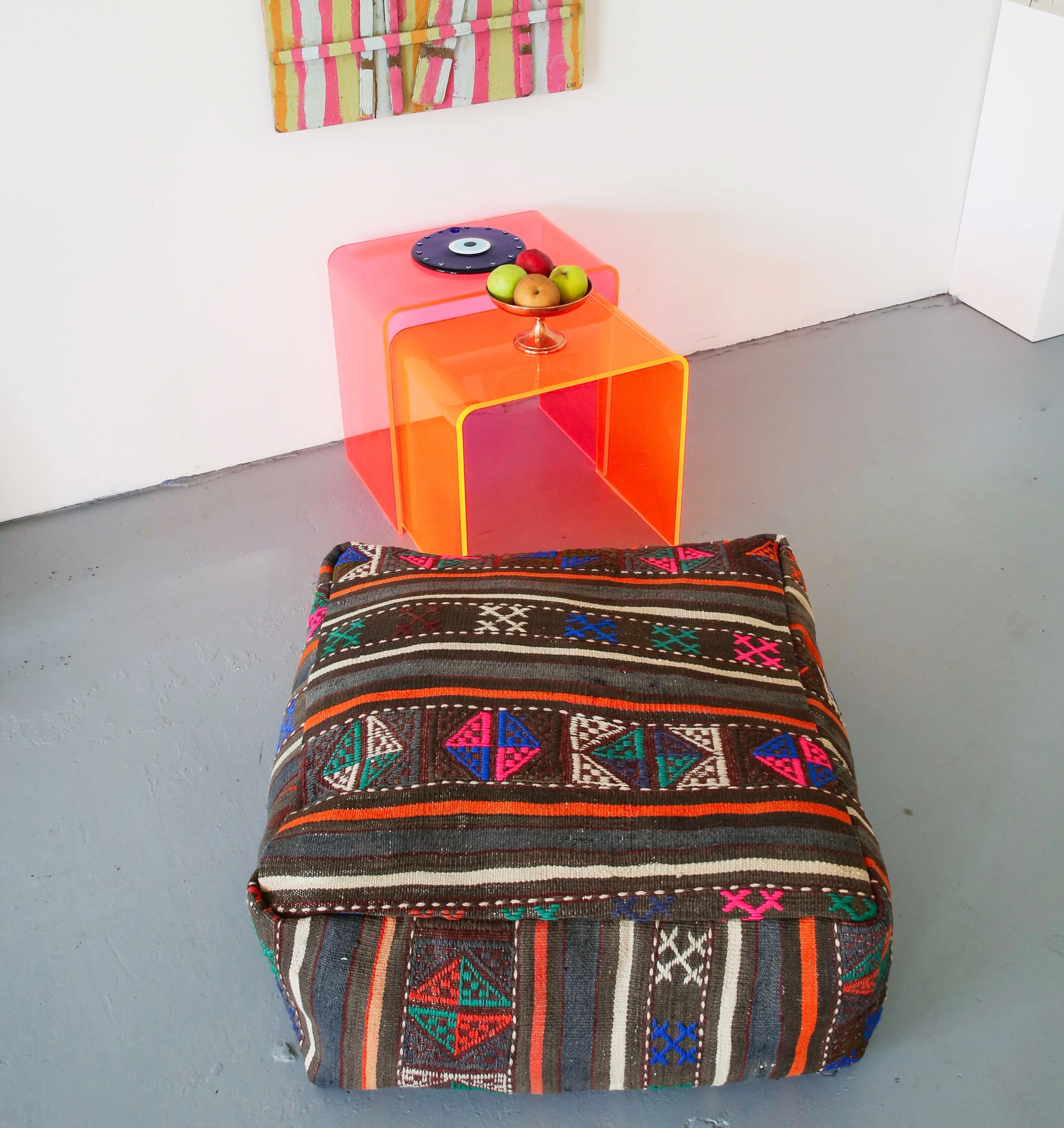 Square Kilim Floor Cushion