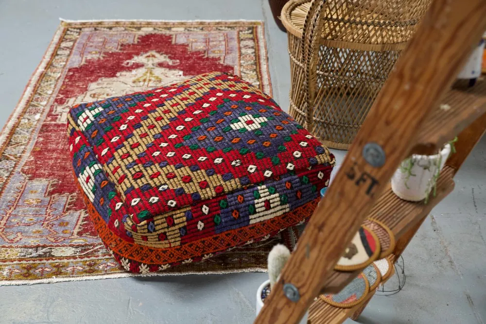 Square Kilim Floor Cushion