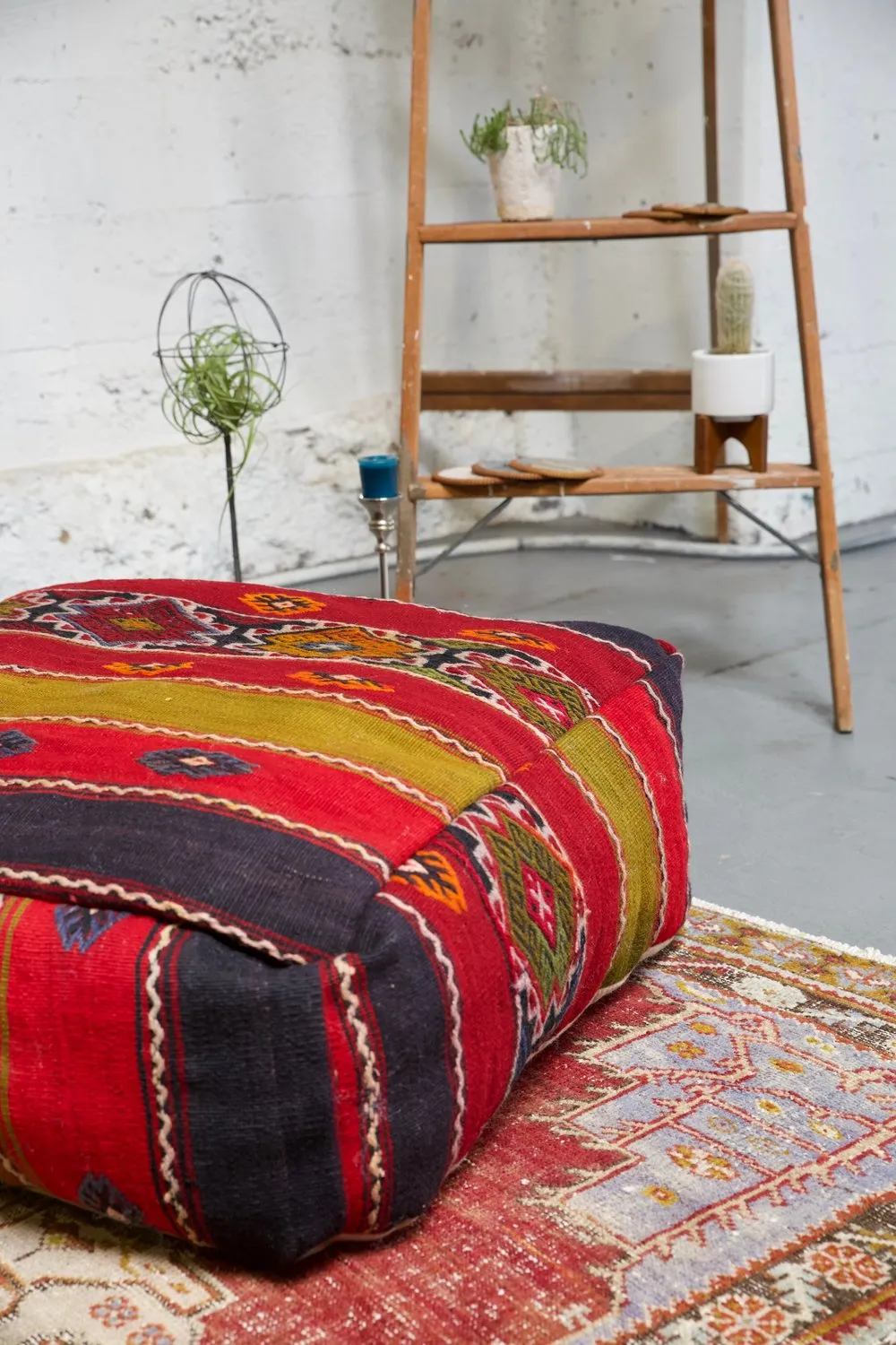 Square Kilim Floor Cushion