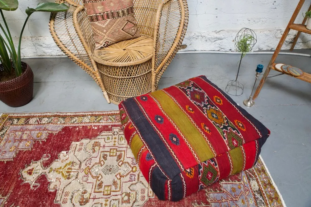 Square Kilim Floor Cushion