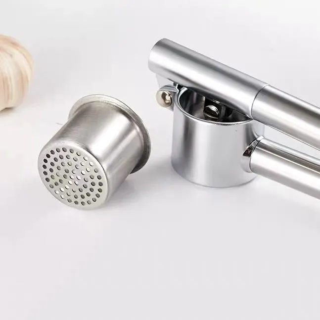 Stainless Steel Hand Squeeze Smart Innovative Garlic Crusher Tool