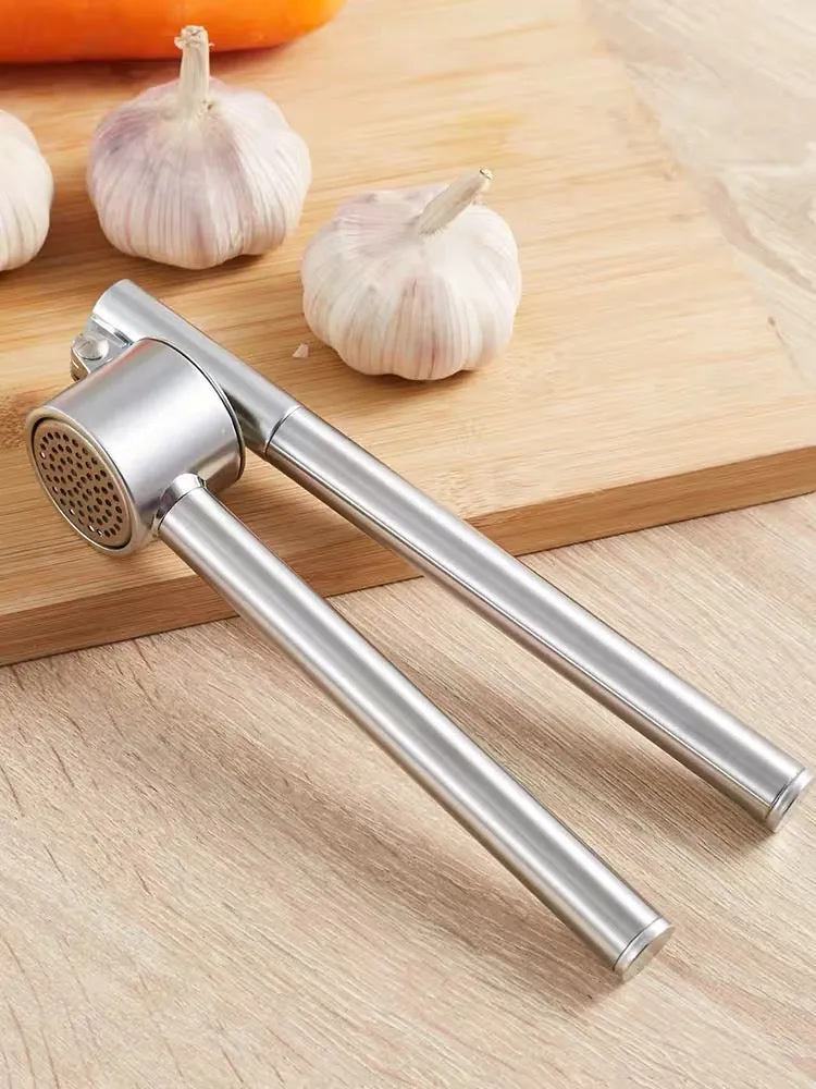 Stainless Steel Hand Squeeze Smart Innovative Garlic Crusher Tool