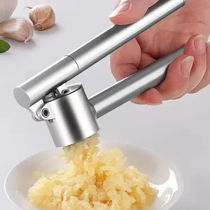 Stainless Steel Hand Squeeze Smart Innovative Garlic Crusher Tool