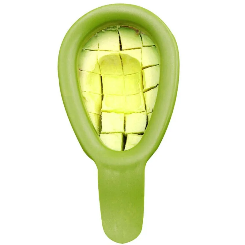 Stainless Steel Kitchen Avocado Dice Cubed Cutter