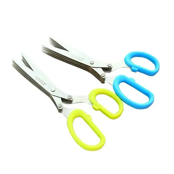 Stainless Steel Multi-function 5 Layers Kitchen Scissors