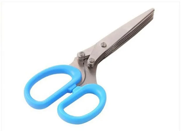 Stainless Steel Multi-function 5 Layers Kitchen Scissors