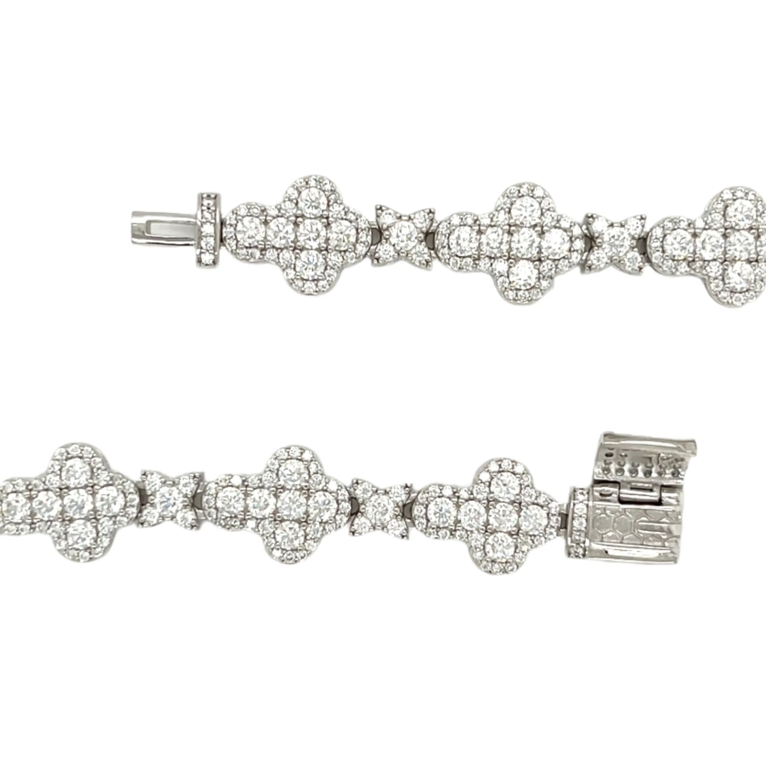 Star Cross Sterling Lab-Created Moissanite 10mm Chain Necklace - M501619