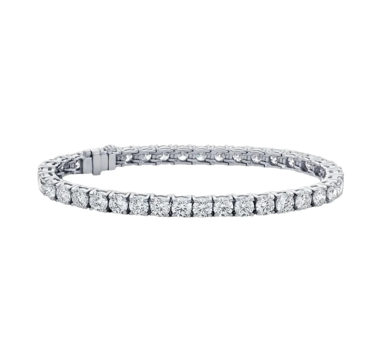 Sterling Silver 3mm Tennis Cubic Zirconia Bracelet - C300099
