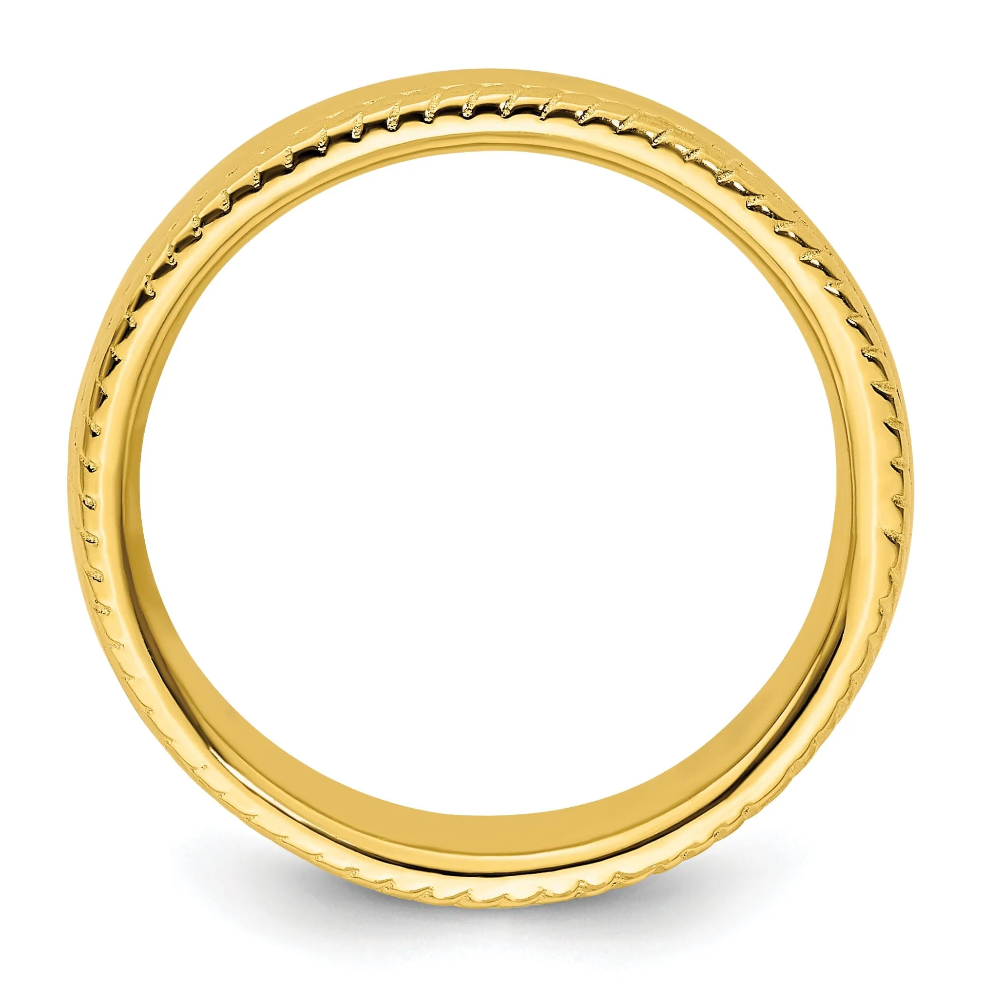 Sterling Silver Gold-Plated Ring
