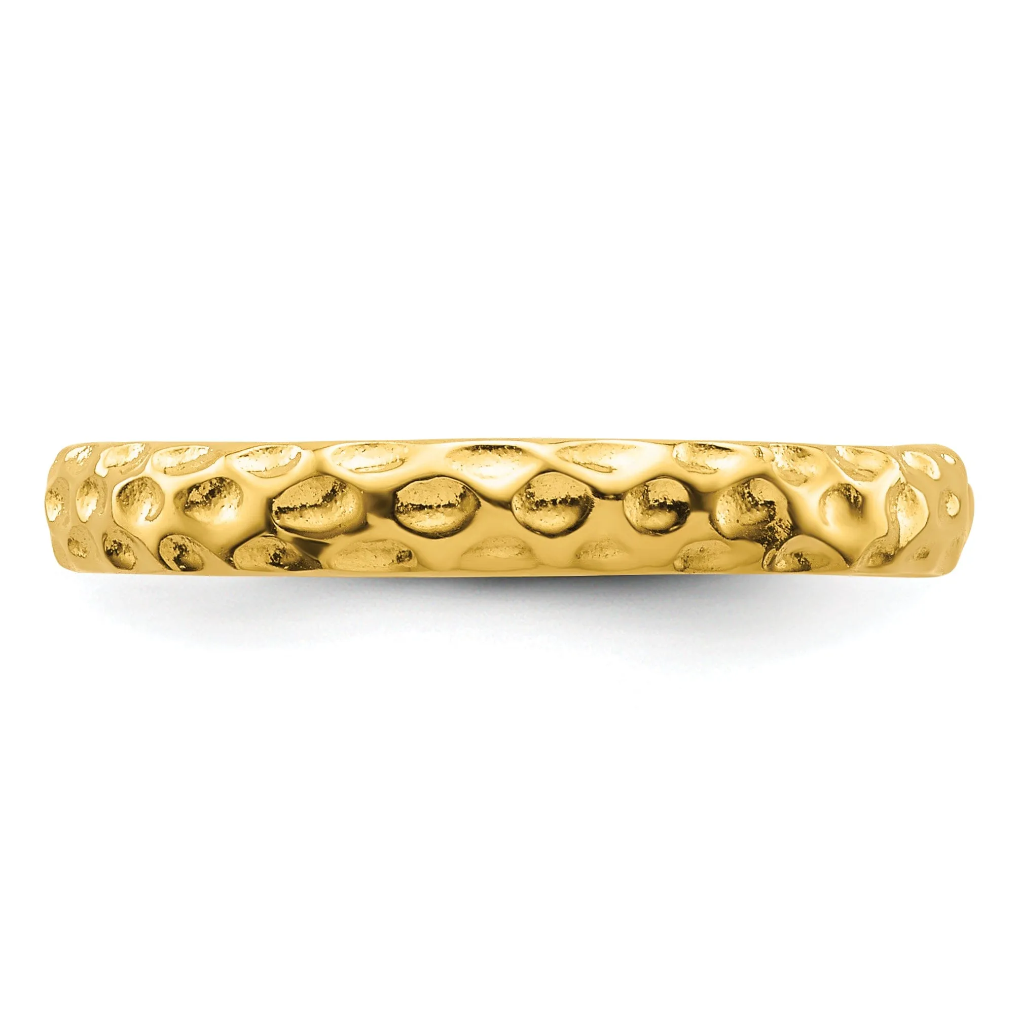 Sterling Silver Gold-Plated Ring