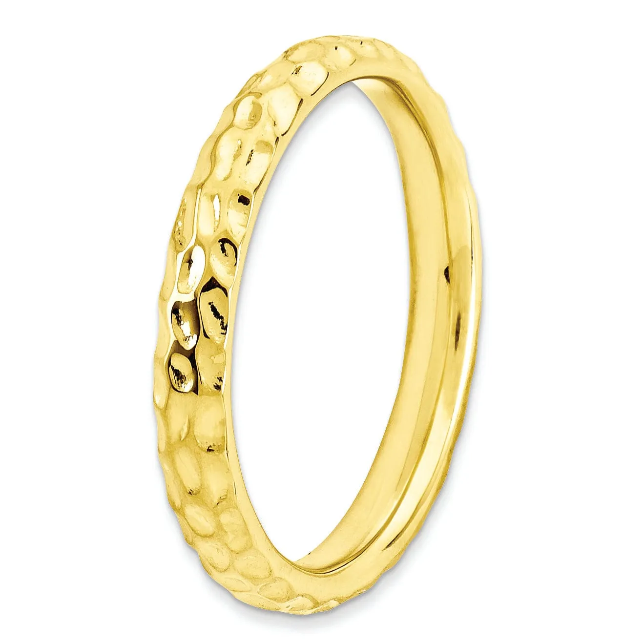Sterling Silver Gold-Plated Ring