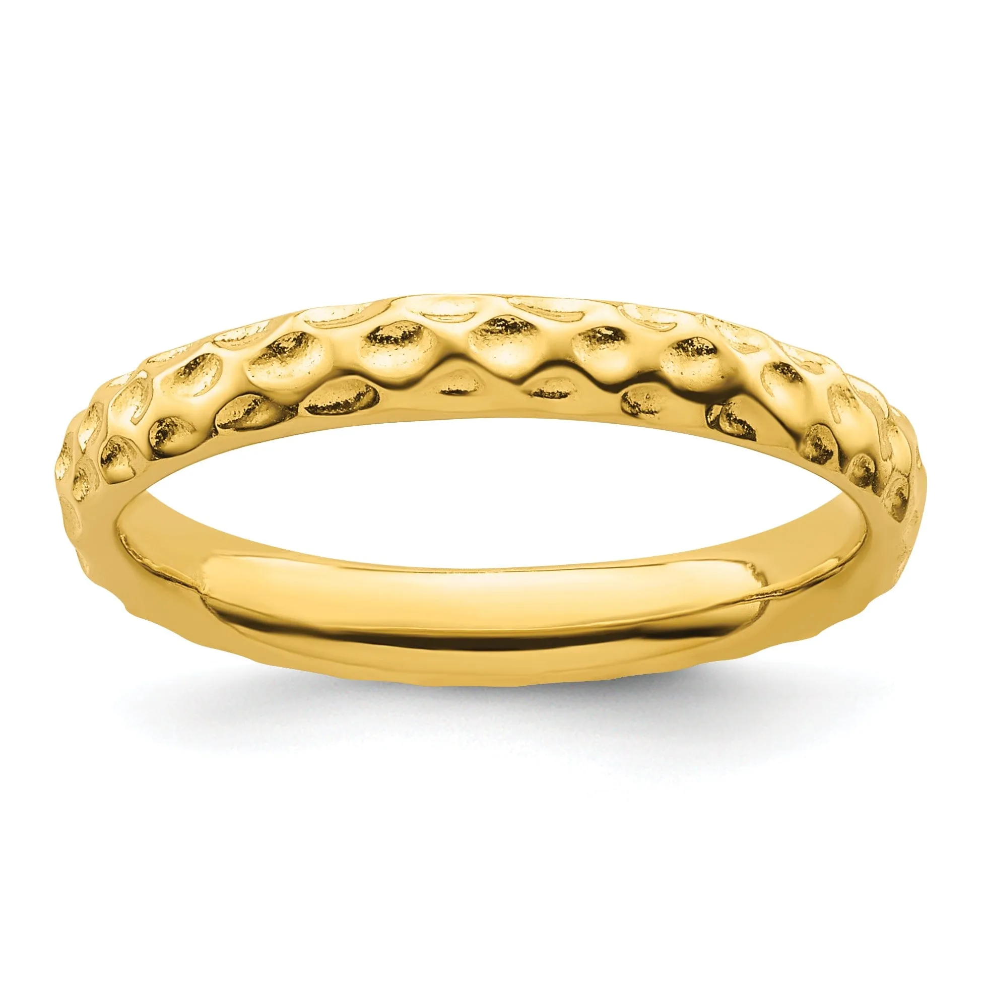 Sterling Silver Gold-Plated Ring