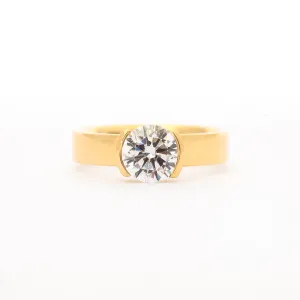 Temple Half-Bezel Solitaire