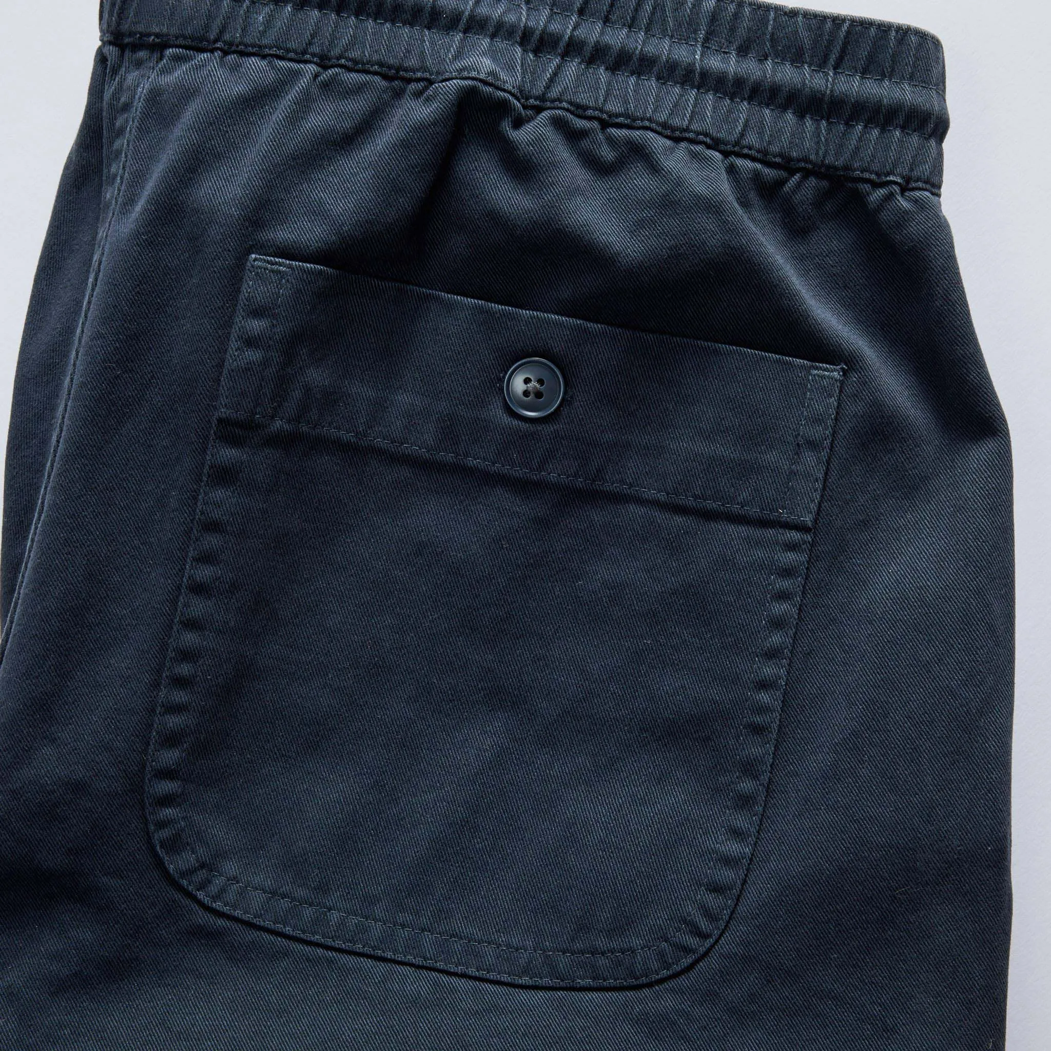 The Apres Short in Organic Dark Navy Foundation Twill