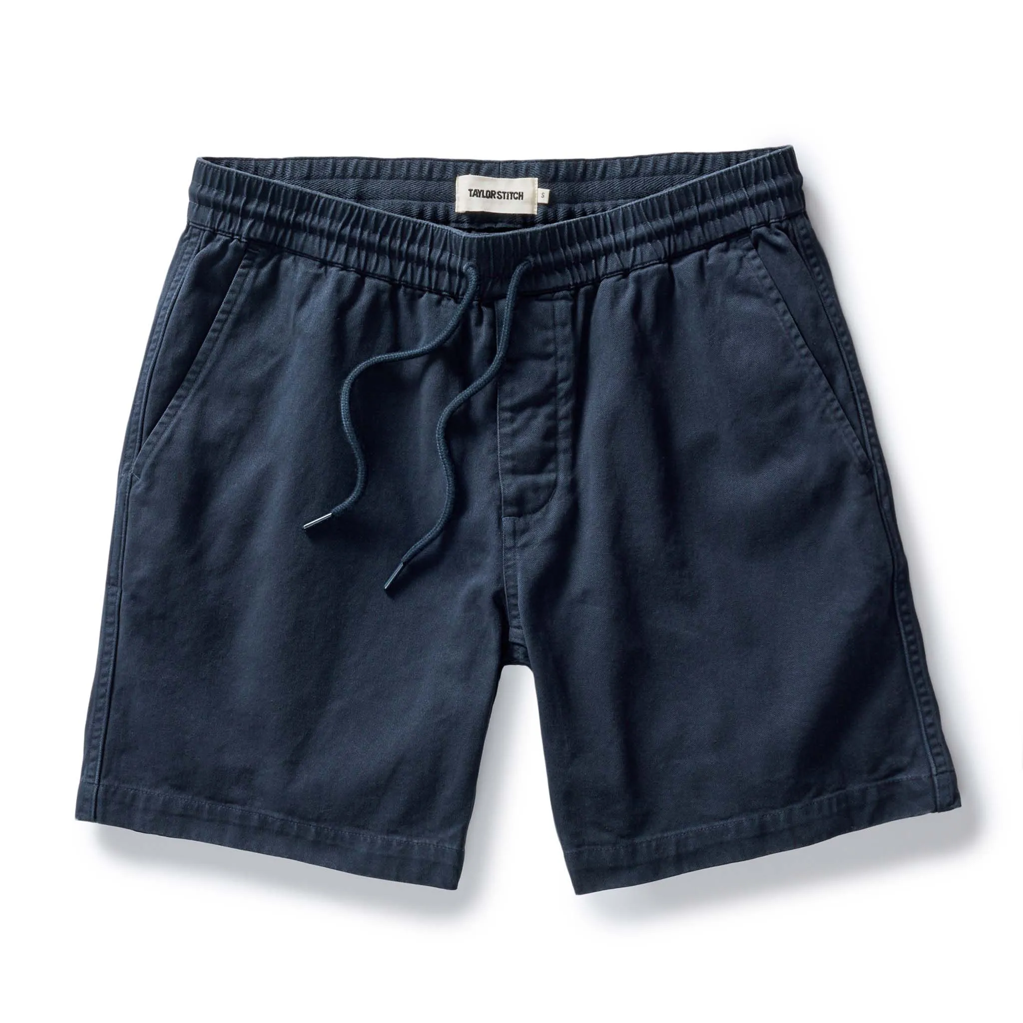 The Apres Short in Organic Dark Navy Foundation Twill