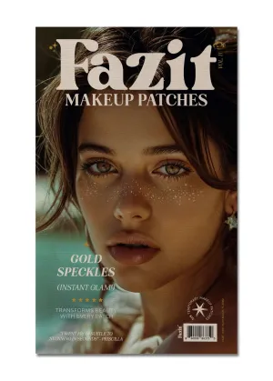 The Gold Stardust Speckles Makeup Patches by Fazit