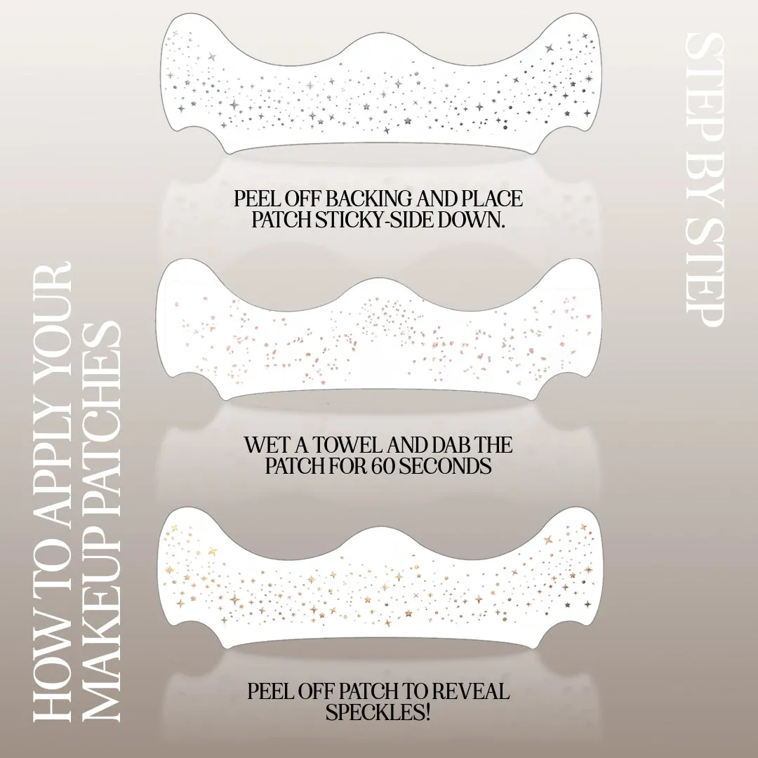 The Rose Gold Stardust Speckles Makeup Patches by Fazit