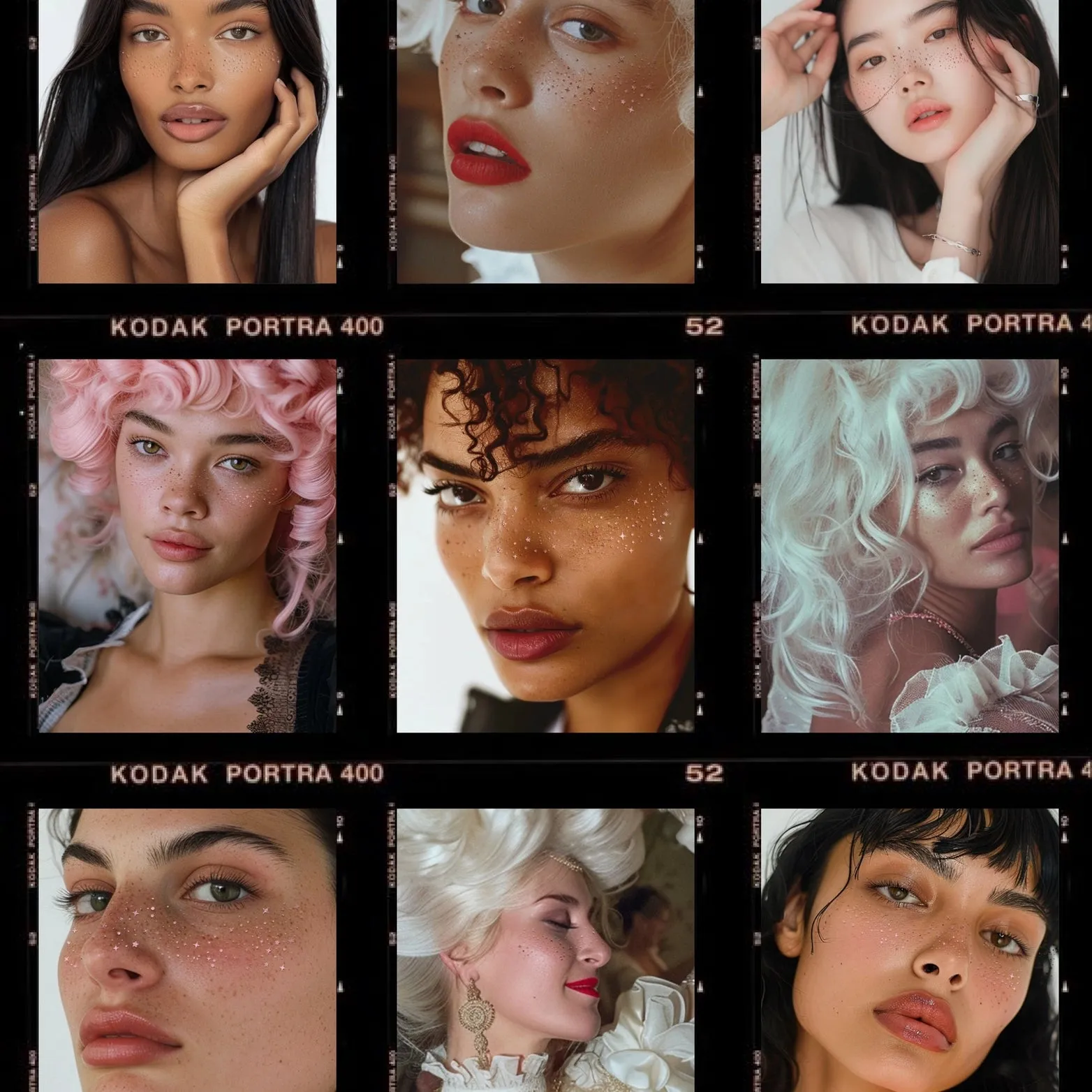 The Rose Gold Stardust Speckles Makeup Patches by Fazit