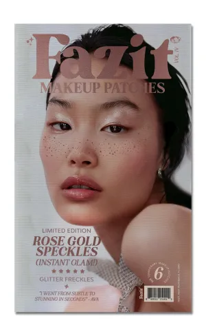 The Rose Gold Stardust Speckles Makeup Patches by Fazit