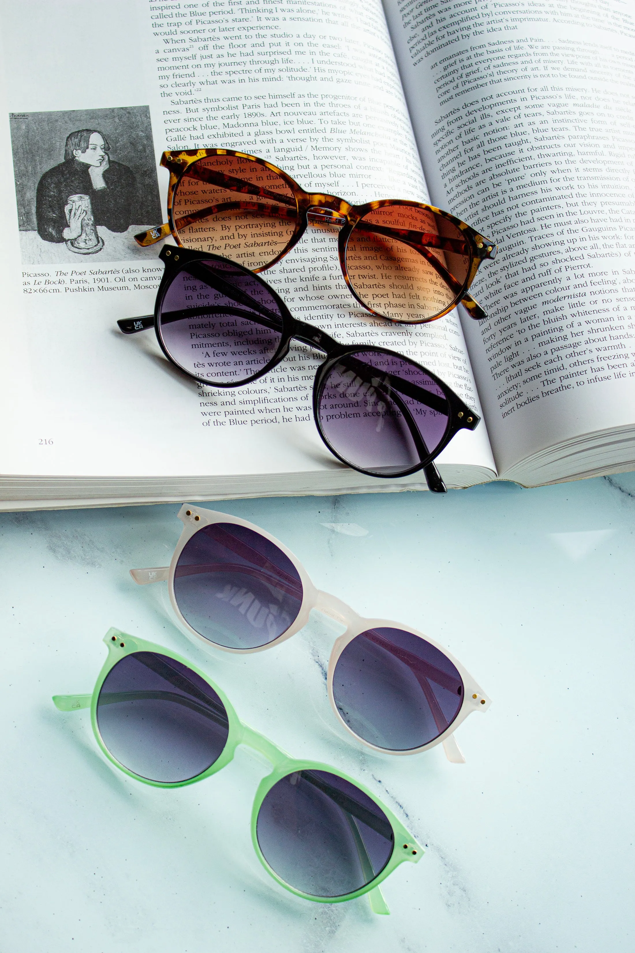 Thin Classic Round Retro Sunglasses