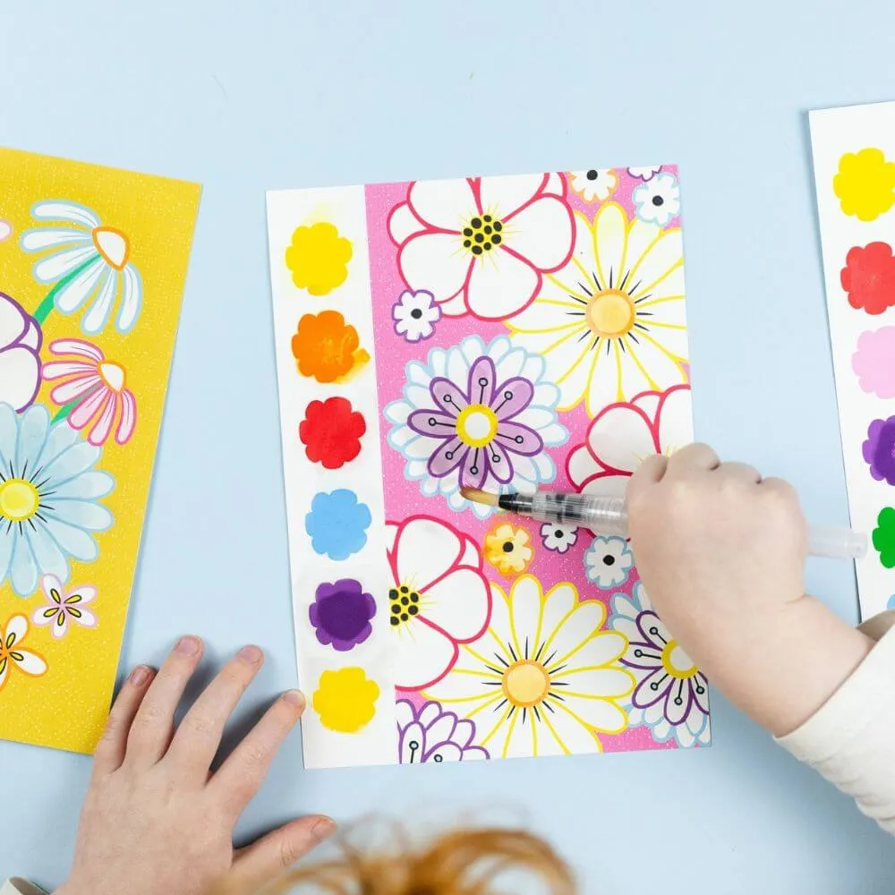Tiger Tribe Paint-a-Picture Set, Butterflies & Flowers