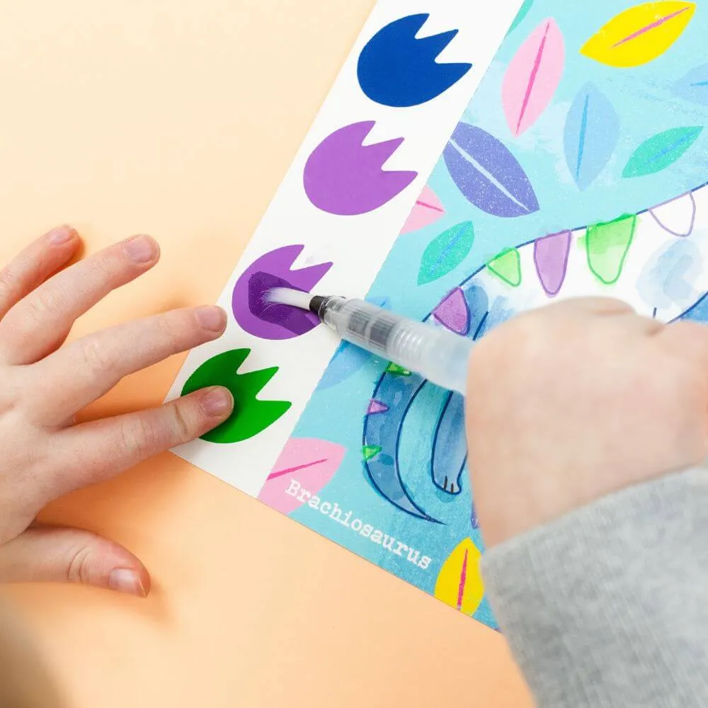 Tiger Tribe Paint-a-Picture Set, Dinosaurs