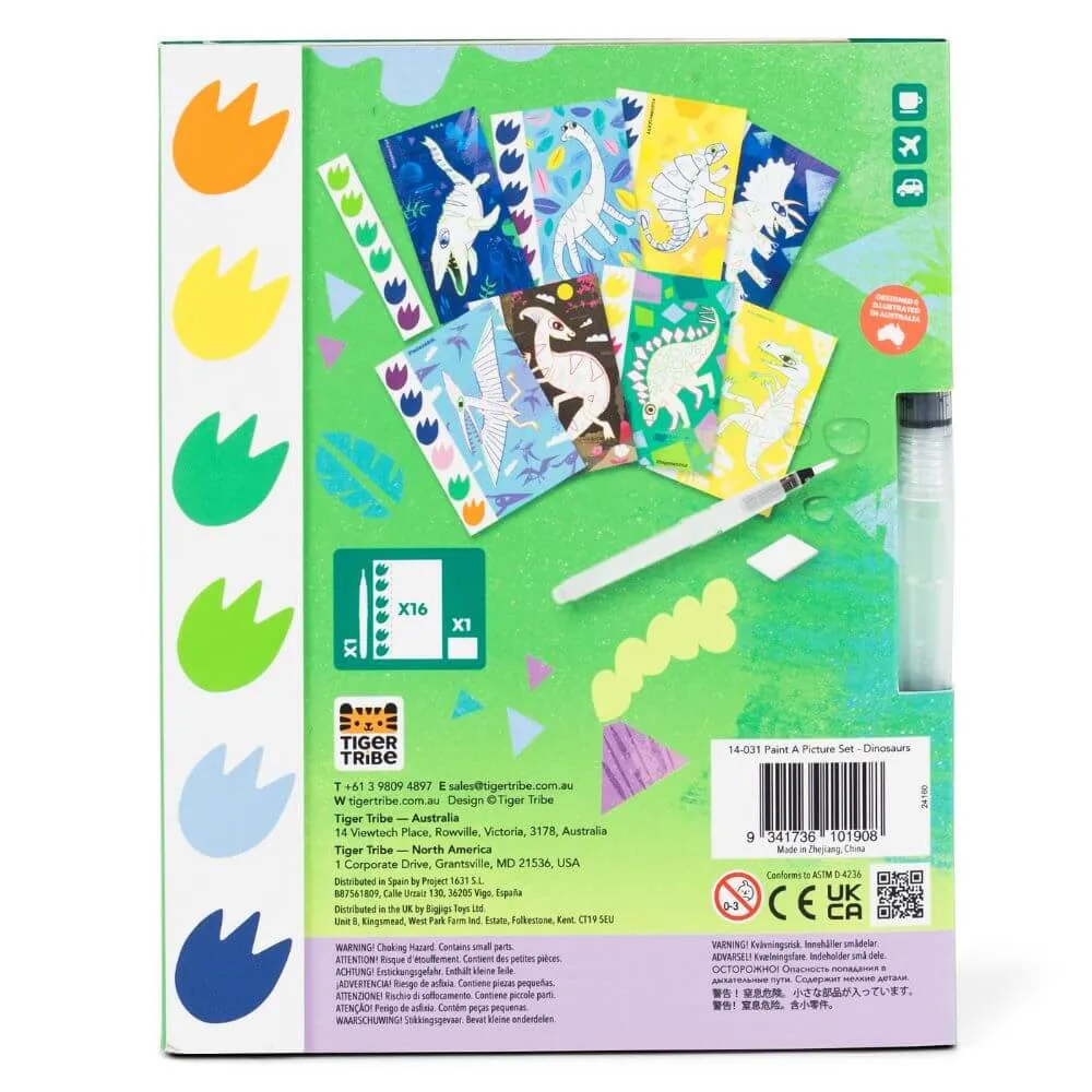 Tiger Tribe Paint-a-Picture Set, Dinosaurs