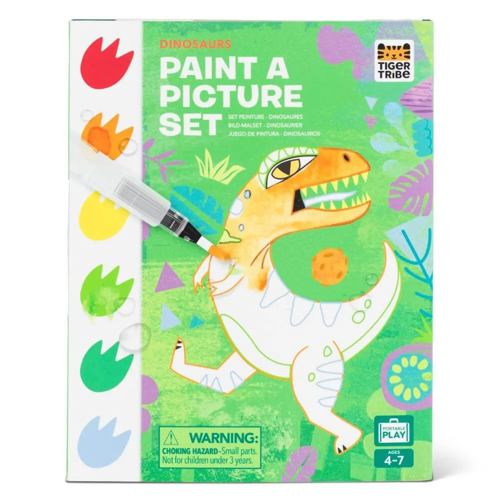 Tiger Tribe Paint-a-Picture Set, Dinosaurs