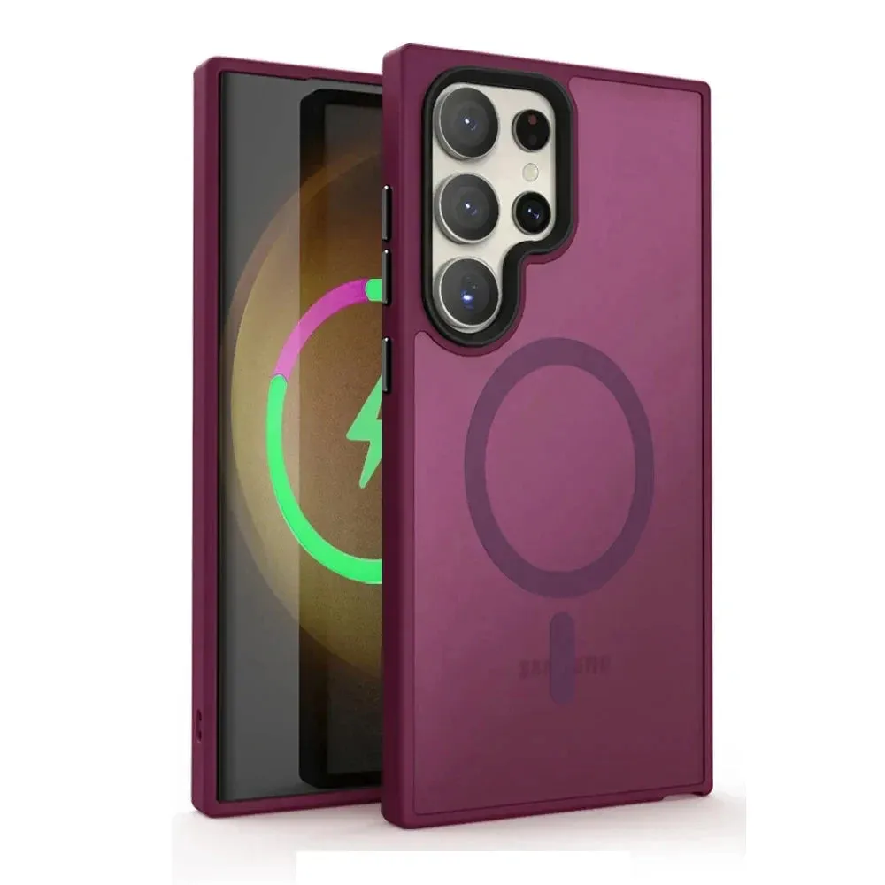 Translucent Magsafe Matte Case For Samsung Galaxy