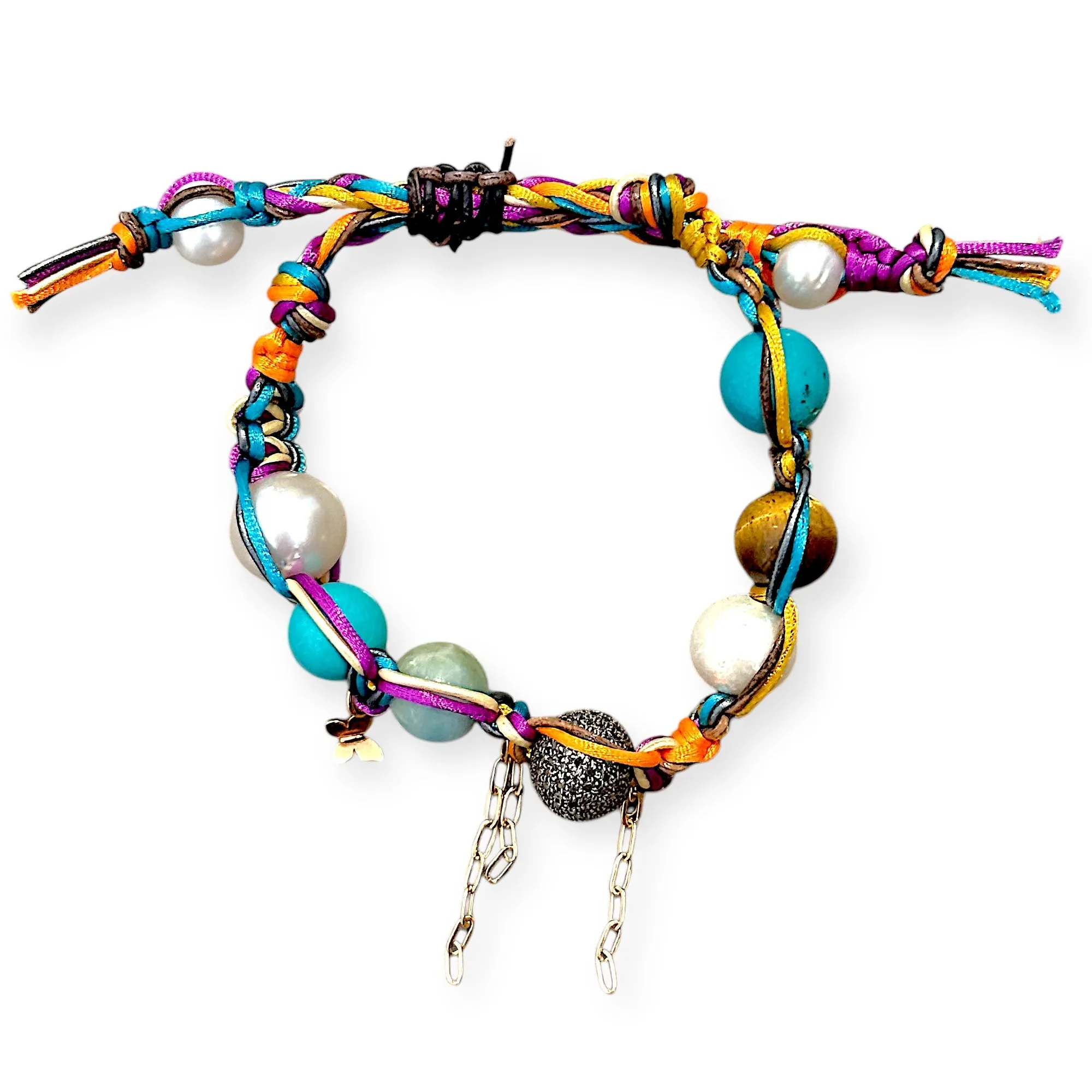 Tropical Mexican Butterfly Rocker Bracelet